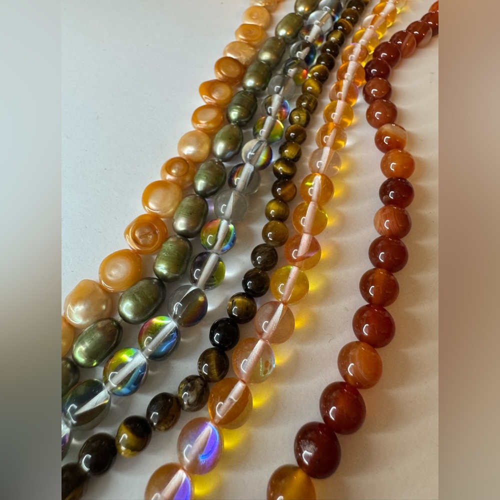 Assorted Beaded Jewelry Supplies
